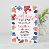 とってもスイートなベイビーシャワーのお誘い 招待状 (スタンド正面)