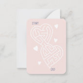 とってもスイートな友達 バレンタイン教室 ノートカード (裏面)