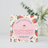 とってもスイートな誕生日メッセージ サンキューカード (スタンド正面)