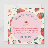 とってもスイートな誕生日メッセージ サンキューカード (正面)