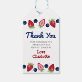 とってもスイートな誕生日 ギフトタグ (正面)