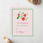 とってもスイート ハッピーバレンタインデー ミニメモ ノートカード (正面/裏面インサイチュ)