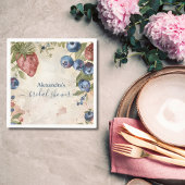 とってもスウィートなストロベリー ブライダルシャワー スタンダードカクテルナプキン