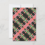 とってもスウィートなミニウェディング招待状 出欠カード (裏面)