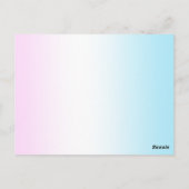 とってもスウィートなPAWねことプリンセスの2歳の誕生日ガール ポストカード (裏面)