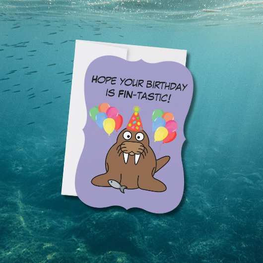 とってもステキなセイウスのお誕生日（風船と魚付き）