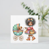 とってもプレシャスベイビーバギー テーマの招待状です 招待状 (スタンド正面)