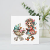 とってもプレシャスベイビーバギー テーマの招待状です 招待状 (スタンド正面)