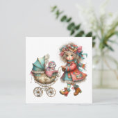 とってもプレシャスベイビーバギー テーマの招待状 招待状 (スタンド正面)