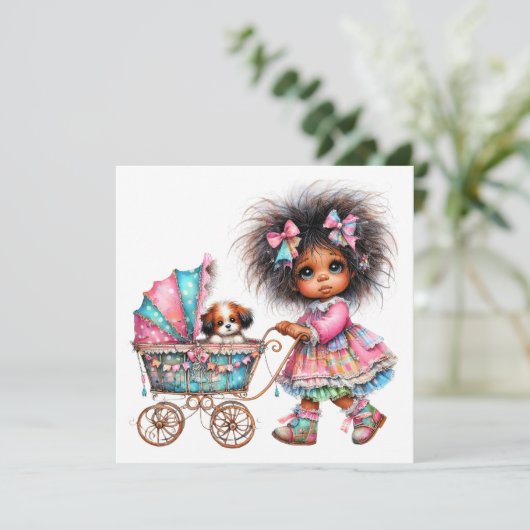 とってもプレシャスベイビーバギー テーマの招待状 招待状 (スタンド正面)