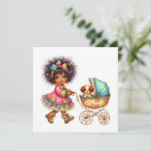 とってもプレシャスベイビーバギー テーマの招待状 招待状 (スタンド正面)