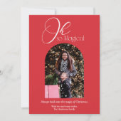 とってもマジカルなクリスマス写真 シーズンカード (正面)