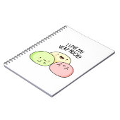 とってもモチが愛してるよ 面白い食べ物パン ノートブック (左側)