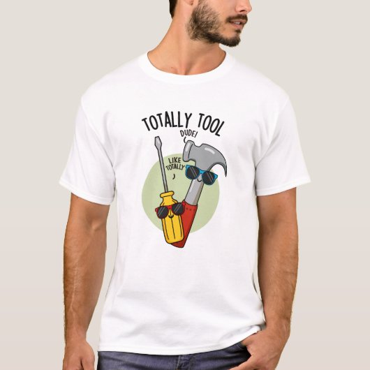 とっても便利なジョーク 工具職人のダジャレ Tシャツ (正面)