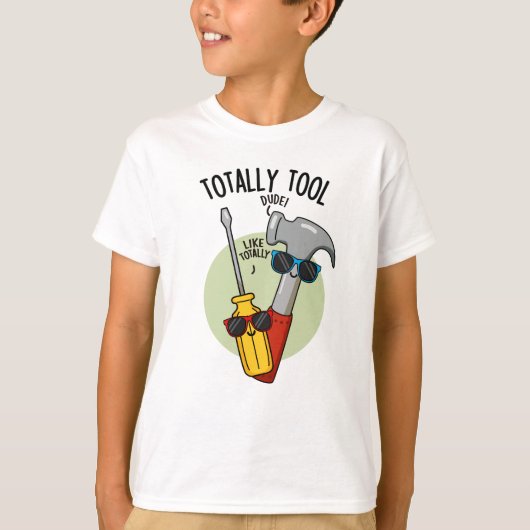 とっても便利なジョーク 工具職人のダジャレ Tシャツ (正面)