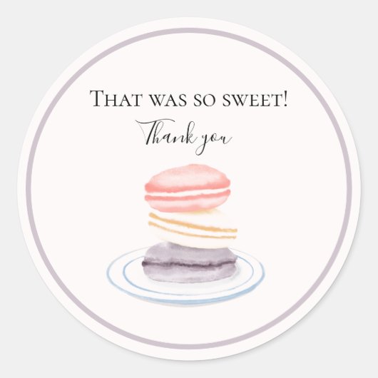 とっても優しいありがとう ラウンドシール (正面)