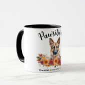 とっても可愛いお礼の犬 マグカップ (正面左)