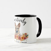 とっても可愛いお礼の犬 マグカップ (正面右)