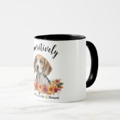とっても可愛いお礼の犬 マグカップ (正面右)