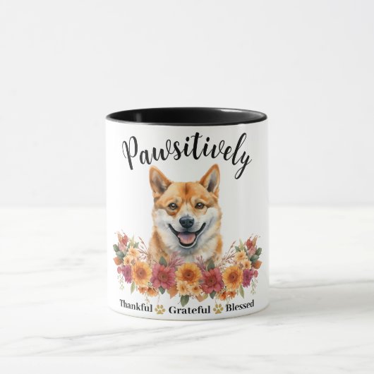 とっても可愛い犬 マグカップ (中央)