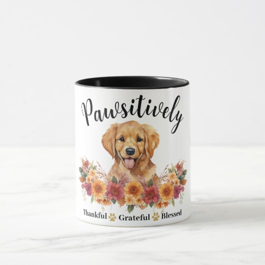 とっても可愛い犬 マグカップ (中央)