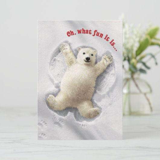 とっても大きな雪の天使 招待状 (スタンド正面)