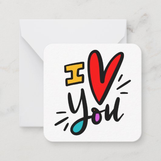 とっても好きなTiny Note Cards ノートカード (正面)