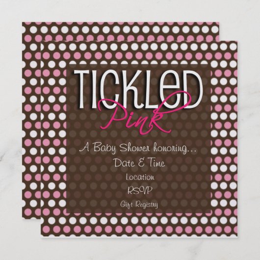 とっても嬉しい！ 招待状 (正面/裏面)