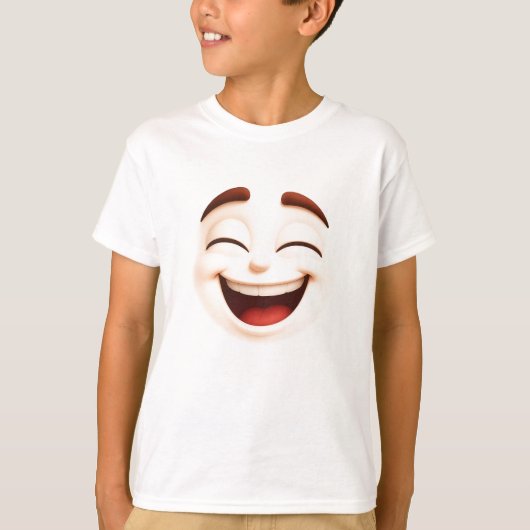 とっても幸せ – 笑顔で涙 Tシャツ (正面)