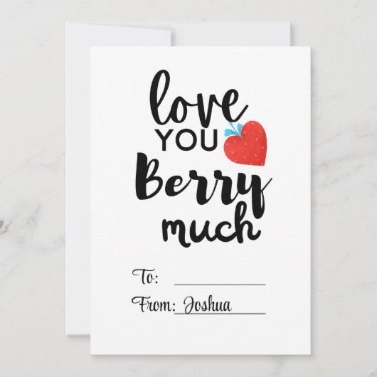 とっても愛してるよ | 子供用バレンタインカードをカスタマイズ シーズンカード (正面)