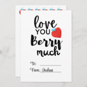 とっても愛してるよ | 子供用バレンタインカードをカスタマイズ シーズンカード (正面/裏面)