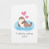 とっても愛してる" かわいいバレンタインデーのカード シーズンカード (正面)