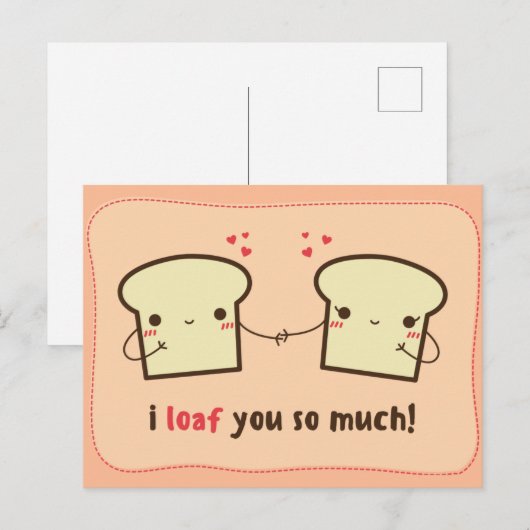 とっても愛してる - 愛 ポストカード (正面/裏面)