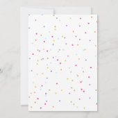 とっても楽しいアクソロトル水中誕生日 招待状 (裏面)