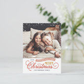 とっても楽しいクリスマススクリプトフォトです シーズンポストカード (スタンド正面)