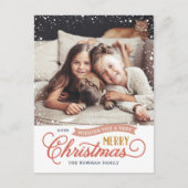 とっても楽しいクリスマススクリプト写真 シーズンポストカード (正面)