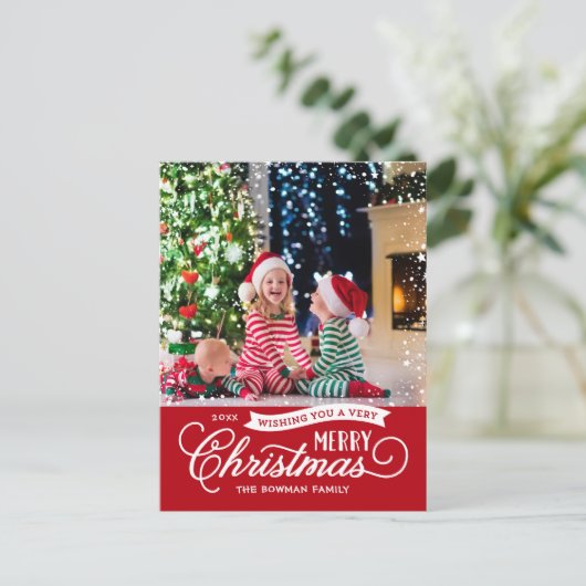 とっても楽しいクリスマススクリプト写真 シーズンポストカード (スタンド正面)