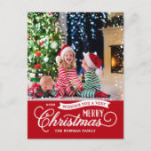 とっても楽しいクリスマススクリプト写真 シーズンポストカード (正面)