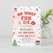 とっても楽しいクリスマス誕生日パーティー 招待状 (スタンド正面)