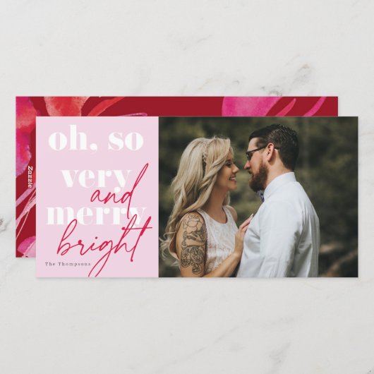 とっても楽しいクリスマス  シーズンカード (正面/裏面)