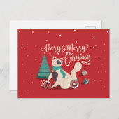 とっても楽しいクリスマス ポストカード (正面/裏面)