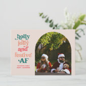 とっても楽しいホリデー フォト カード (スタンド正面)