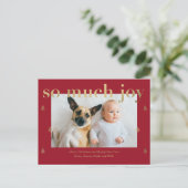 とっても楽しいモダンホリデーポストカード シーズンポストカード (スタンド正面)