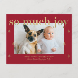 とっても楽しいモダンホリデーポストカード シーズンポストカード