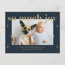 とっても楽しいモダンホリデーポストカード シーズンポストカード