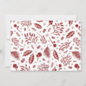 とっても楽しいルーラルスタイルのクリスマスカード シーズンカード (裏面)