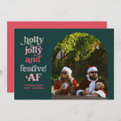 とっても楽しい！お祭り気分満載のホリデー写真カード シーズンカード (正面/裏面)