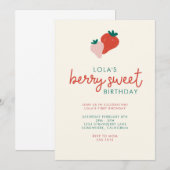 とっても甘いパーティーのお誘い 招待状 (正面/裏面)