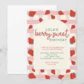 とっても甘いパーティー招待 招待状 (正面/裏面)