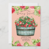 とっても甘いベイビーシャワー ベイビーシャワーの招待状 招待状 (正面)